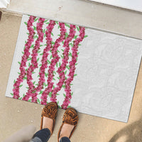 Hawaii Aalii Lei Rubber Doormat Aalii Ku Makani LT01 - Polynesian Pride