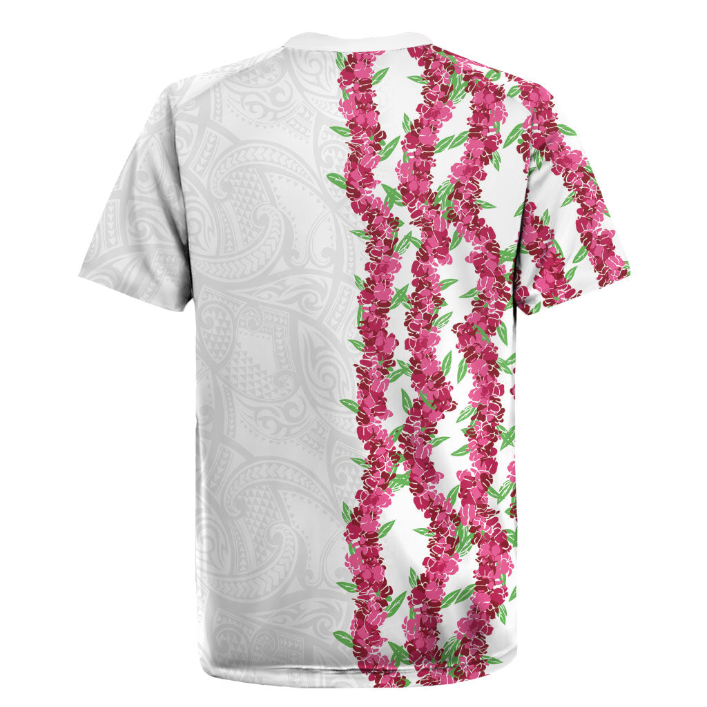 Hawaii Aalii Lei Rugby Jersey Aalii Ku Makani LT01 - Polynesian Pride