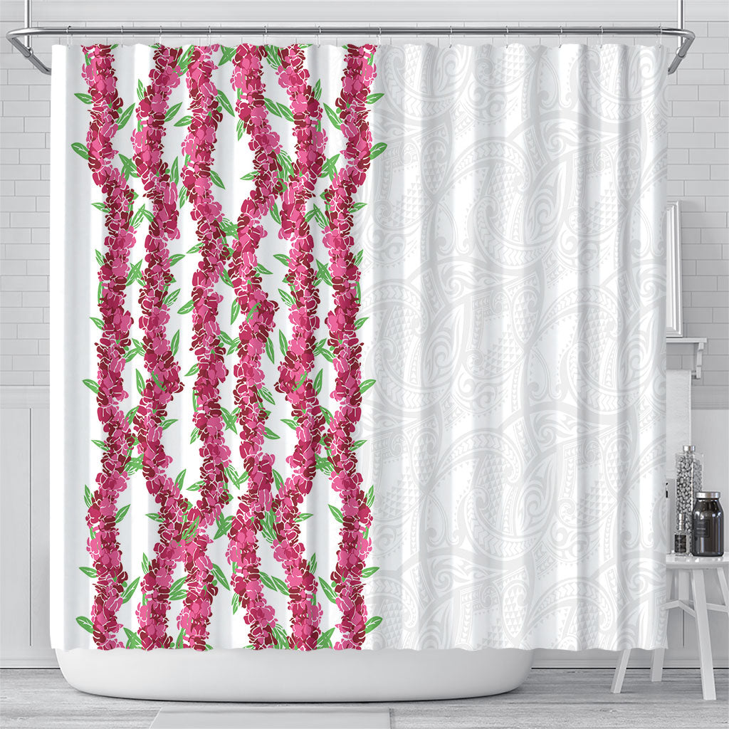 Hawaii Aalii Lei Shower Curtain Aalii Ku Makani LT01 - Polynesian Pride