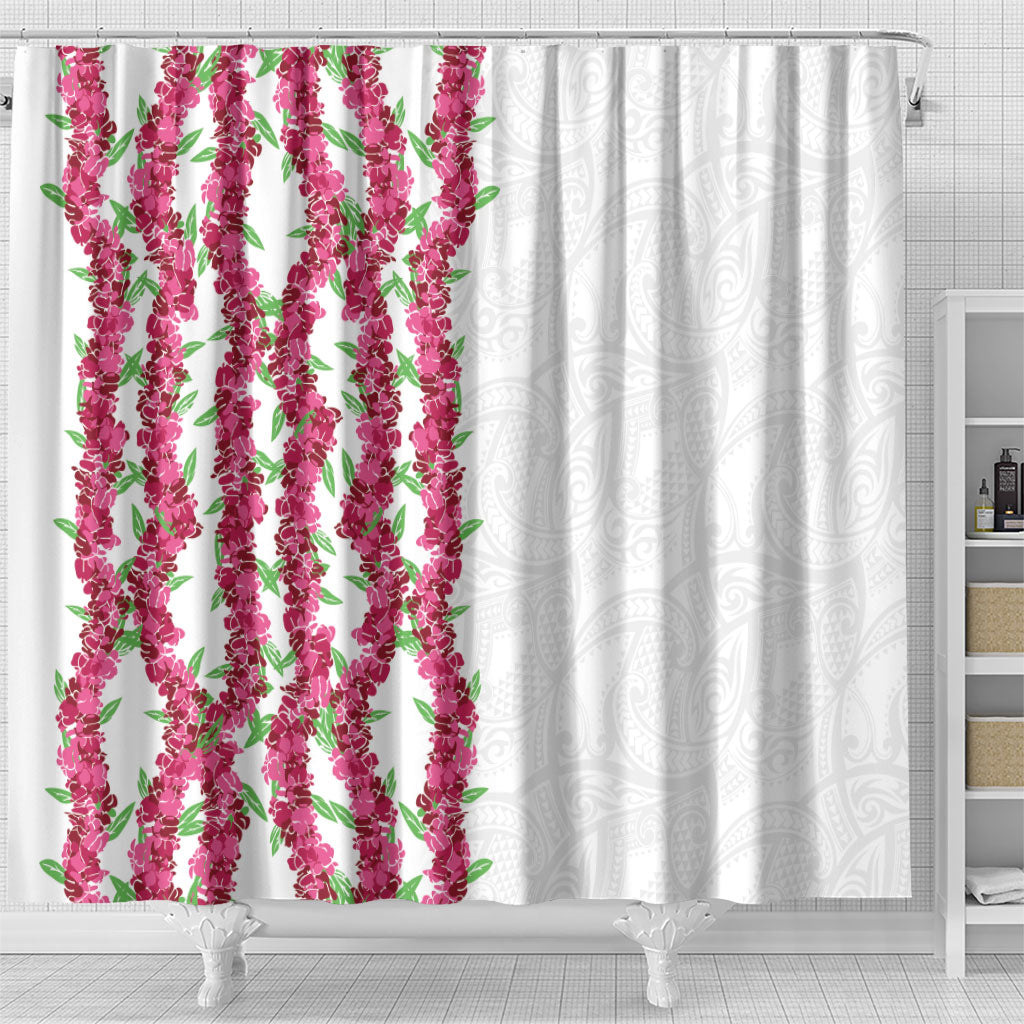 Hawaii Aalii Lei Shower Curtain Aalii Ku Makani LT01 - Polynesian Pride