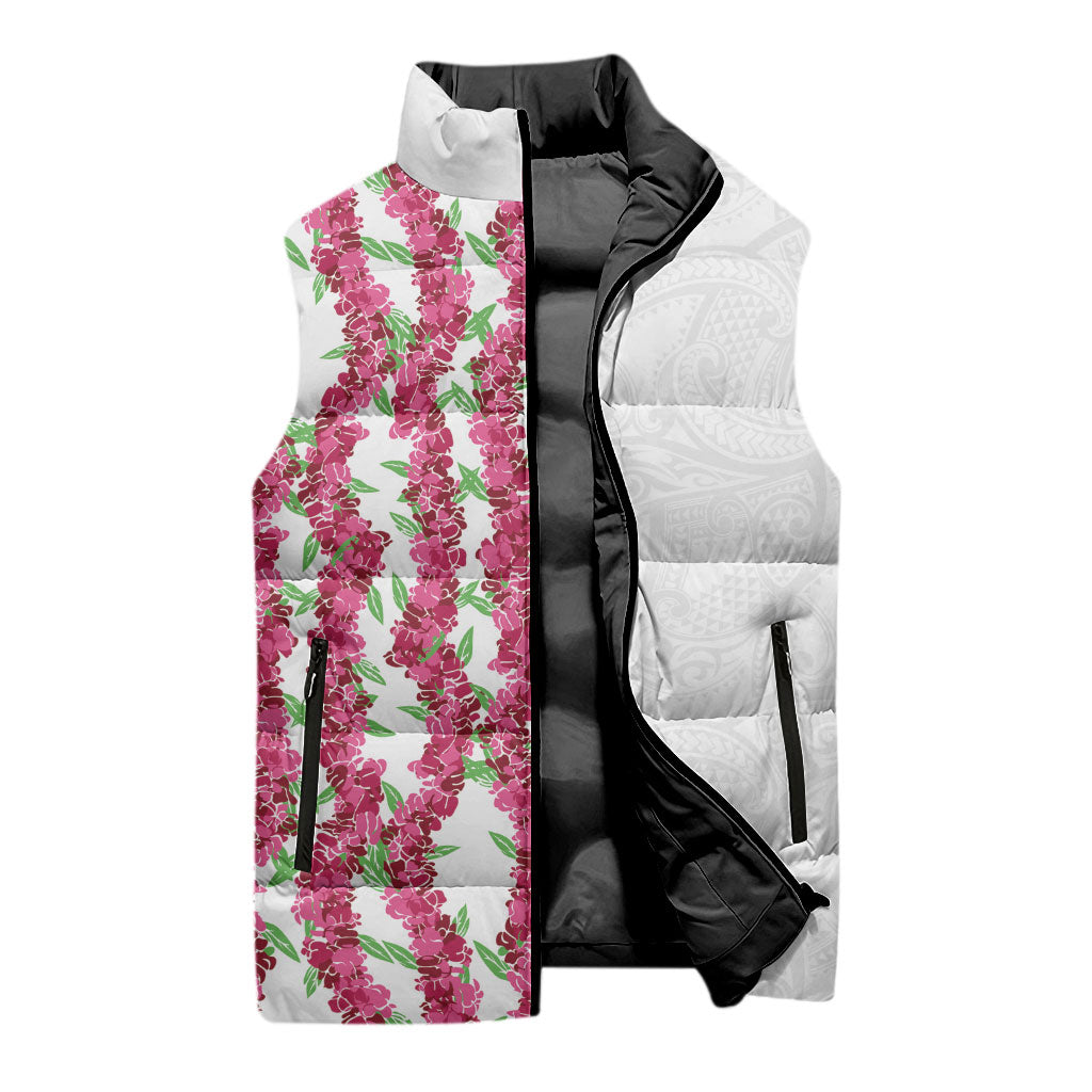 Hawaii Aalii Lei Sleeveless Puffer Jacket Aalii Ku Makani LT01 - Polynesian Pride