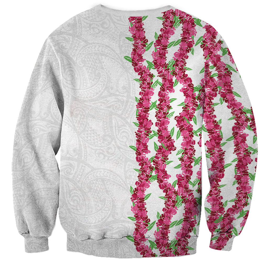 Hawaii Aalii Lei Sweatshirt Aalii Ku Makani LT01 - Polynesian Pride