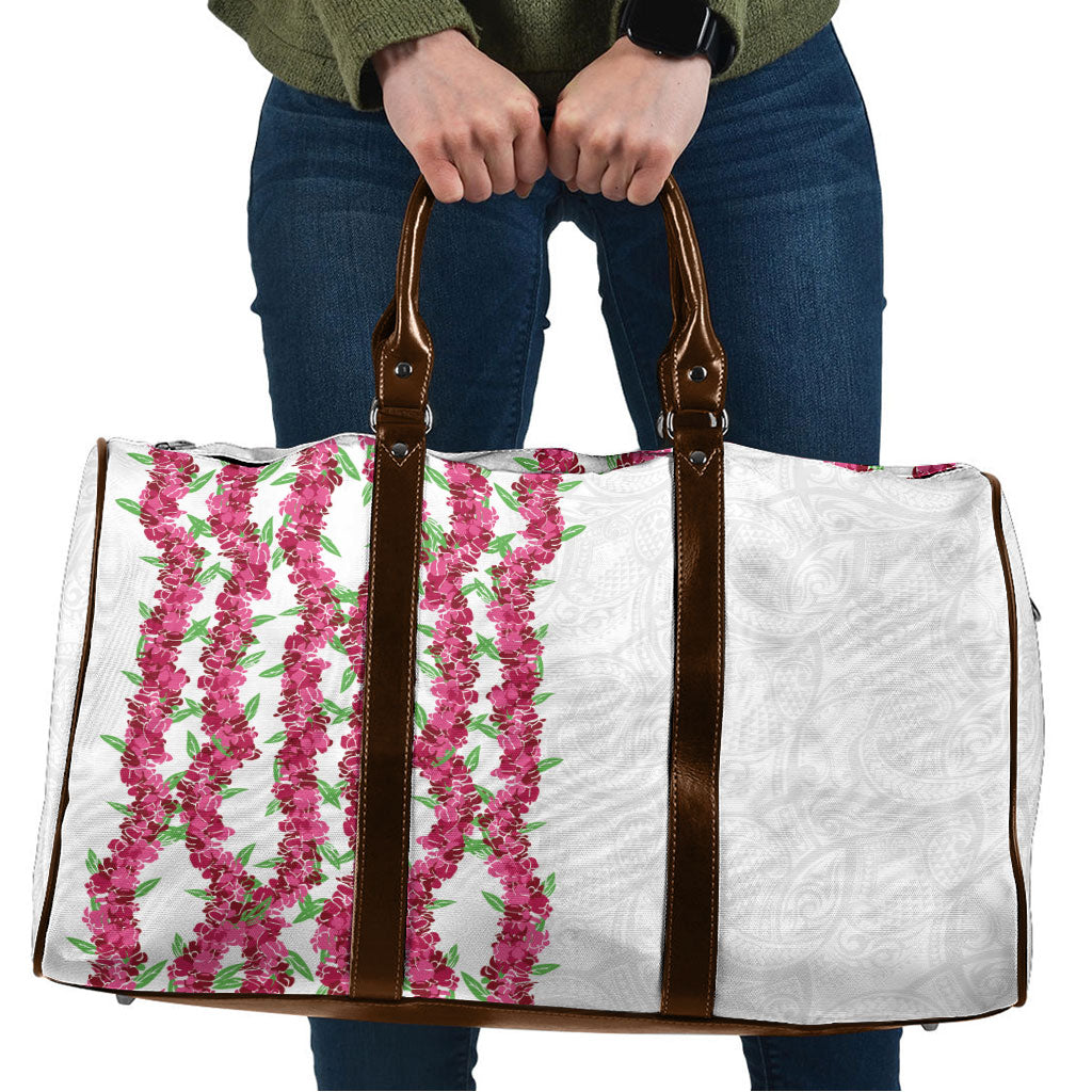 Hawaii Aalii Lei Travel Bag Aalii Ku Makani LT01 White - Polynesian Pride