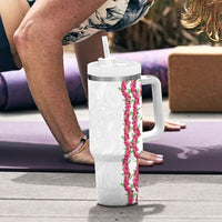 Hawaii Aalii Lei Tumbler With Handle Aalii Ku Makani LT01 - Polynesian Pride