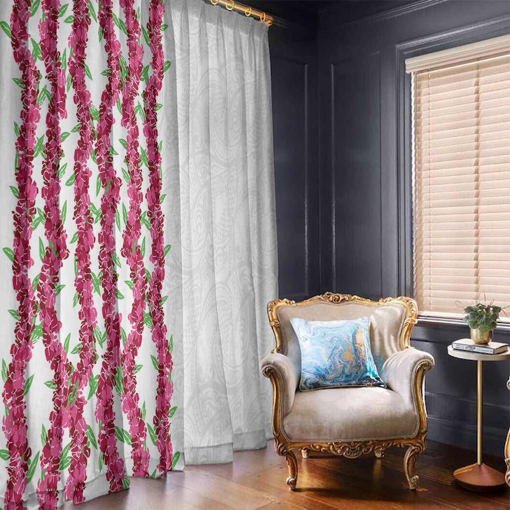 Hawaii Aalii Lei Window Curtain Aalii Ku Makani LT01 - Polynesian Pride