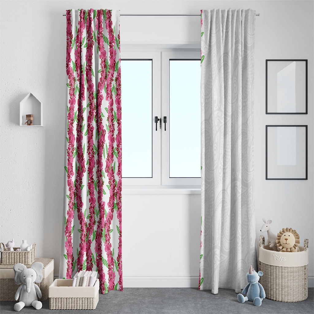 Hawaii Aalii Lei Window Curtain Aalii Ku Makani LT01 - Polynesian Pride