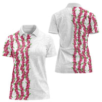 Hawaii Aalii Lei Women Polo Shirt Aalii Ku Makani LT01 - Polynesian Pride