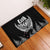 New Zealand Rugby Rubber Doormat NZ Opango Forever Silver Fern Heart LT01 Black - Polynesian Pride