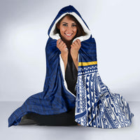 Nauru Independence Day Hooded Blanket Repubrikin Naoero Gods Will First LT01 - Polynesian Pride