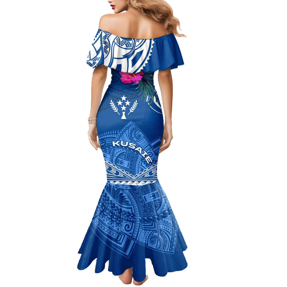 Kosrae Constitution Day Family Matching Mermaid Dress and Hawaiian Shirt Kusaie Special Style LT01 - Polynesian Pride