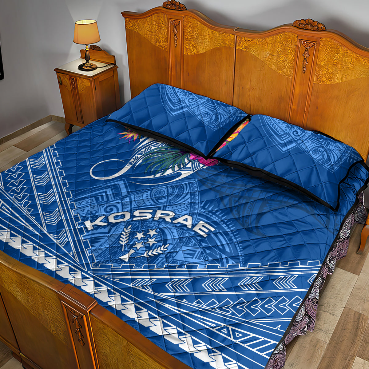 Kosrae Constitution Day Quilt Bed Set Kusaie Special Style LT01 - Polynesian Pride