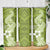 Hafa Adai Guam Skinny Tumbler Polynesian Olive Green Blue Pattern