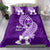 Hafa Adai Guam Bedding Set Polynesian Floral Purple Pattern LT01 - Polynesian Pride