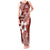 Hafa Adai Guam Tank Maxi Dress Polynesian Floral Red Pattern LT01 Women Red - Polynesian Pride