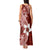 Hafa Adai Guam Tank Maxi Dress Polynesian Floral Red Pattern LT01 - Polynesian Pride