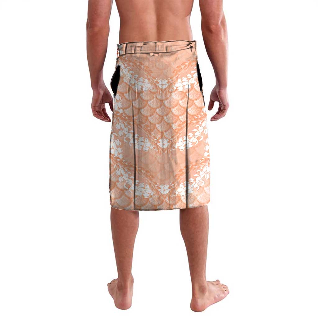 Apricot Mermaid Puakenikeni Maile Lei Lavalava