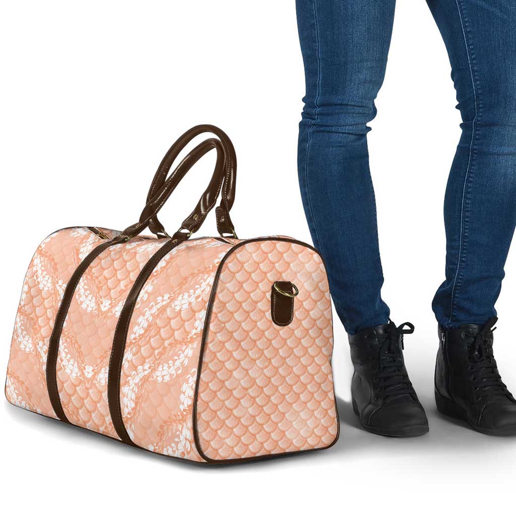 Apricot Mermaid Puakenikeni Maile Lei Travel Bag LT01 - Polynesian Pride