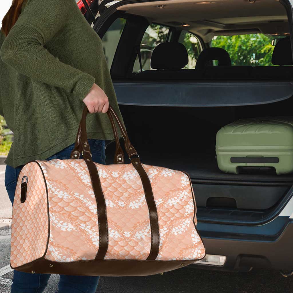 Apricot Mermaid Puakenikeni Maile Lei Travel Bag LT01 - Polynesian Pride