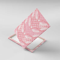 Soft Pink Mermaid Puakenikeni Maile Lei Canvas Wall Art LT01 With Frame Pink - Polynesian Pride