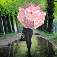 Soft Pink Mermaid Puakenikeni Maile Lei Umbrella LT01 - Polynesian Pride