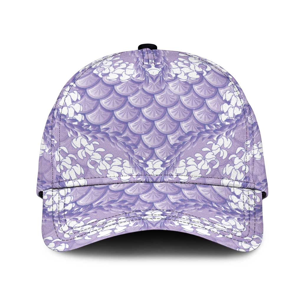 Lilac Mermaid Puakenikeni Maile Lei Classic Cap