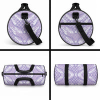 Lilac Mermaid Puakenikeni Maile Lei Duffle Bag