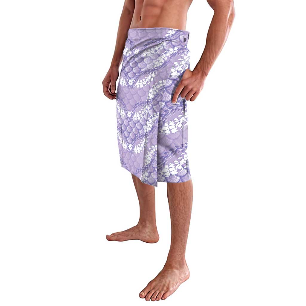 Lilac Mermaid Puakenikeni Maile Lei Lavalava