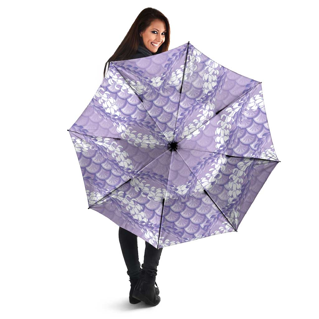 Lilac Mermaid Puakenikeni Maile Lei Umbrella LT01 - Polynesian Pride