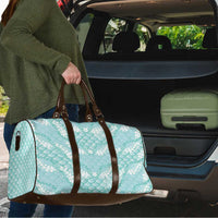 Light Turquoise Mermaid Puakenikeni Maile Lei Travel Bag LT01 - Polynesian Pride