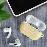Pastel Yellow Mermaid Puakenikeni Maile Lei AirPods Case LT01 - Polynesian Pride