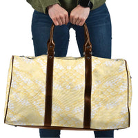 Pastel Yellow Mermaid Puakenikeni Maile Lei Travel Bag
