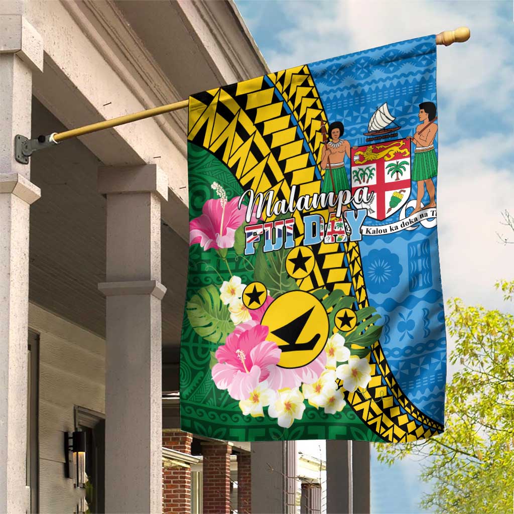 Malampa Fiji Day Garden Flag Tropical Tapa Pattern LT01 House Flag Art - Polynesian Pride