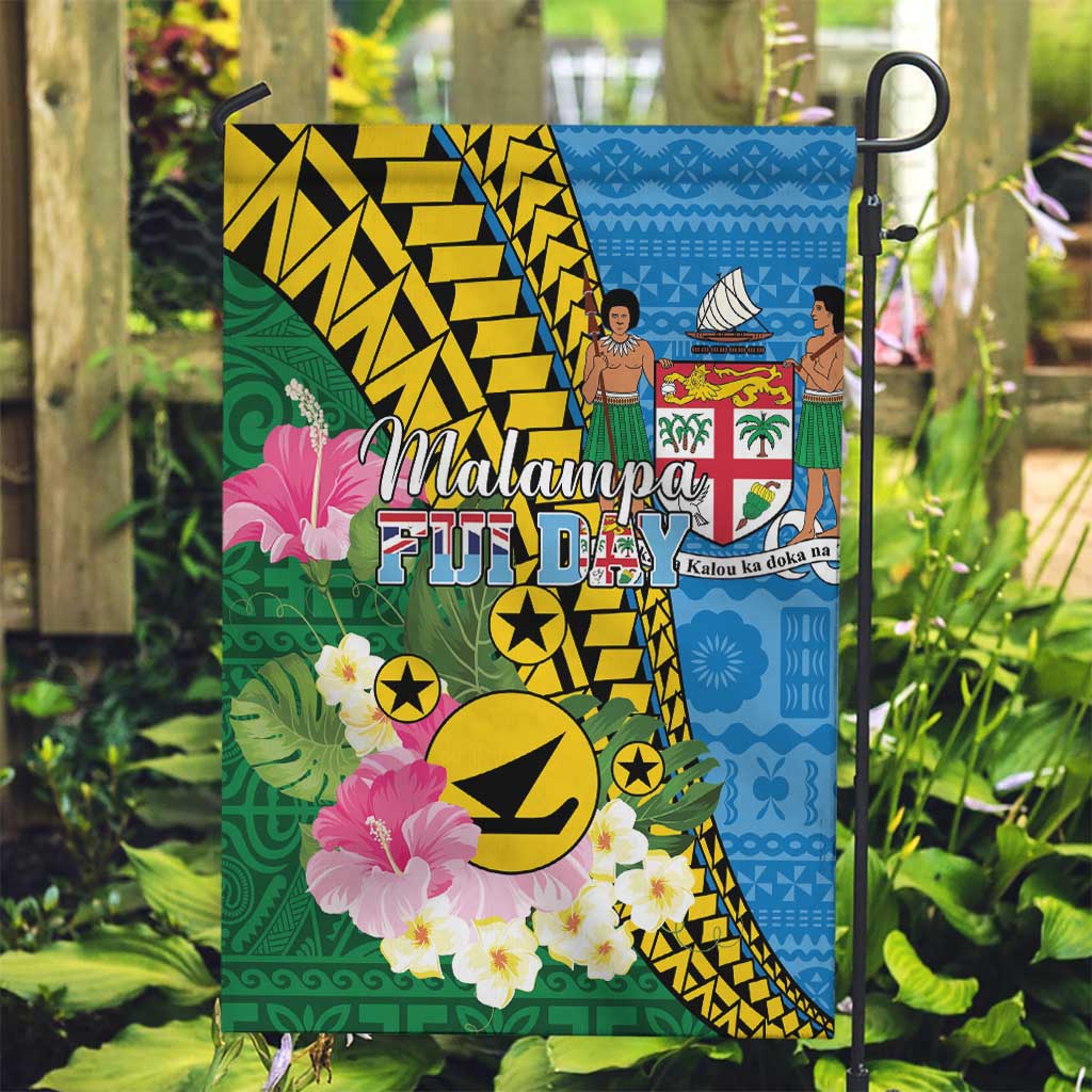 Malampa Fiji Day Garden Flag Tropical Tapa Pattern LT01 Garden Flag Art - Polynesian Pride