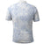 Samoa White Sunday Polo Shirt Plumeria Floral