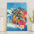 Personalized Aloha Hawaii Skeleton Surfing Canvas Wall Art Tribal Shark Plumeria