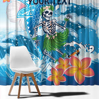 Personalized Hawaii Hula Girl Skeleton Dancing Window Curtain Hibiscus Tribal Shark LT01 - Polynesian Pride