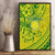 Kia Orana Cook Islands Canvas Wall Art Turtle Yellow Green Polynesian Pattern LT01 - Polynesian Pride