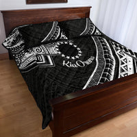 Kia Orana Cook Islands Quilt Bed Set Circle Stars With Floral White Pattern LT01 - Polynesian Pride