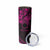 Kia Orana Cook Islands Skinny Tumbler Circle Stars With Floral Pink Pattern