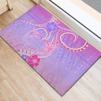 Polynesian Shark Valentine Rubber Doormat Sweet Unique Version LT01 - Polynesian Pride
