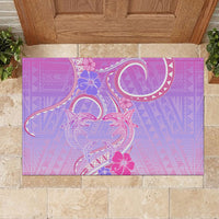Polynesian Shark Valentine Rubber Doormat Sweet Unique Version LT01 - Polynesian Pride