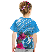 Yap Day Kid T Shirt Nam nu Waqab Tropical Flower LT01 - Polynesian Pride