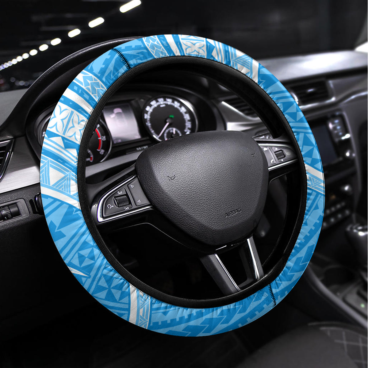 Yap Day Steering Wheel Cover Nam nu Waqab Tropical Flower