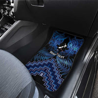 Personalised Aotearoa Matariki Car Mats Blue Fern Maori Poutama