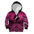 Personalised Aotearoa Matariki Kid Hoodie Pink Fern Maori Poutama