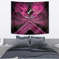 Personalised Aotearoa Matariki Tapestry Pink Fern Maori Poutama