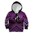 Personalised Aotearoa Matariki Kid Hoodie Purple Fern Maori Poutama