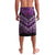 Personalised Aotearoa Matariki Lavalava Purple Fern Maori Poutama
