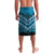Personalised Aotearoa Matariki Lavalava Turquoise Fern Maori Poutama