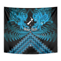 Personalised Aotearoa Matariki Tapestry Turquoise Fern Maori Poutama